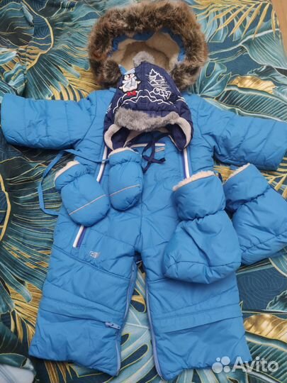 Комбинезон трансформер зимний на овчине