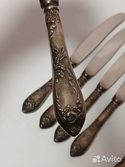 Набор ножей зиш мельхиор СССР