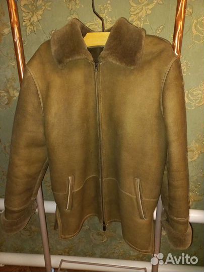 Дубленка натуральная мужская 54 56