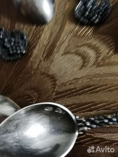 Серебряные кофейные ложечки. СССР