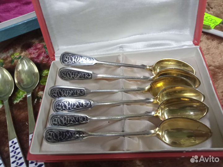 Чайные ложечки, серебро