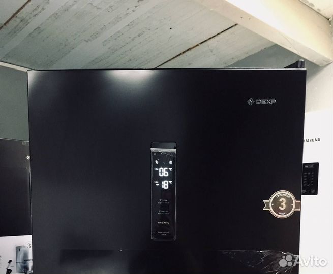 Холодильник Dexp Дисплей No Frost черный (Новый)