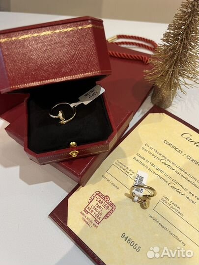 Золотое кольцо Cartier 585 пробы