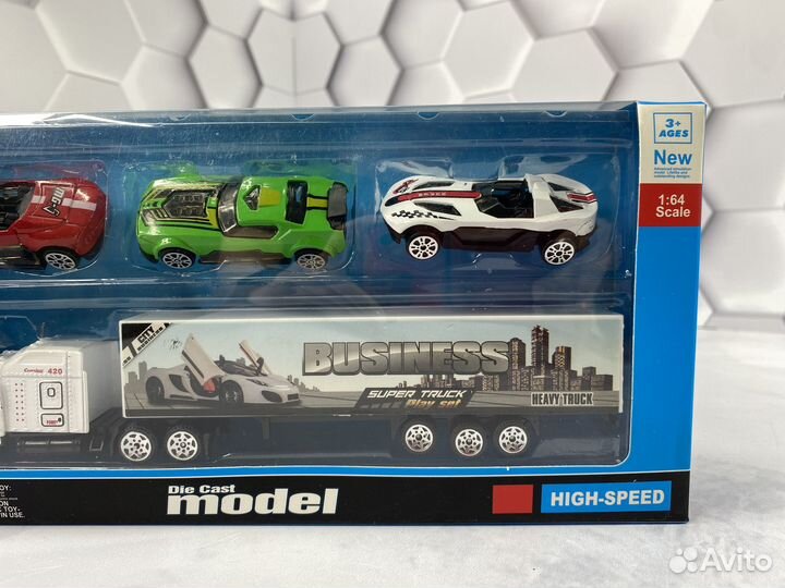 Набор машинок 4 штуки