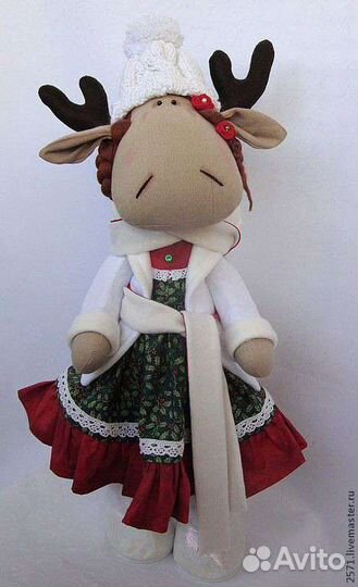 Новогодние интерьерные куклы и игрушки