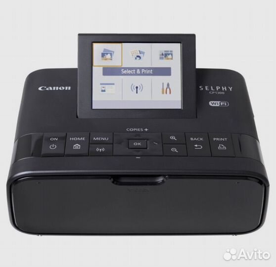 Компактный фотопринтер Canon selphy CP1300 черный