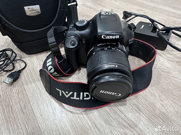 Зеркальный фотоаппарат canon eos 1100d