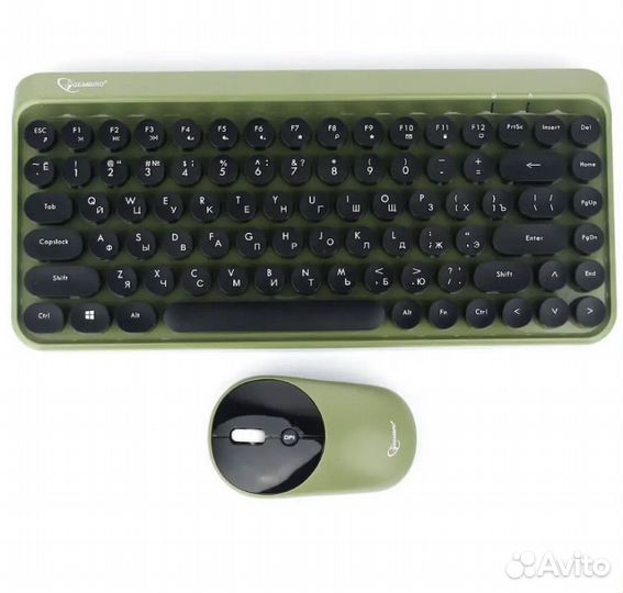 Клавиатура беспроводная и мышь Gembird KBS-9001