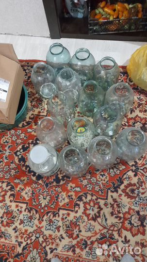 Стеклянные трехлитровые банки