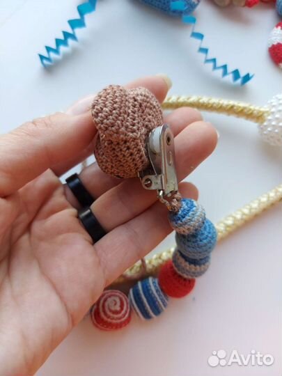 Слингобусы, грызунок, мишка-погремушка в наборе