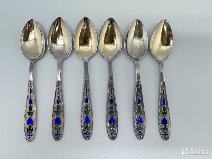 Кофейные серебряные ложки. СССР