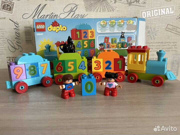 Lego duplo мой первый поезд