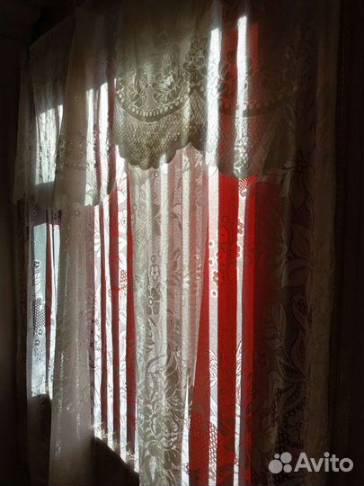 Шторы тюль б.у. на дачу