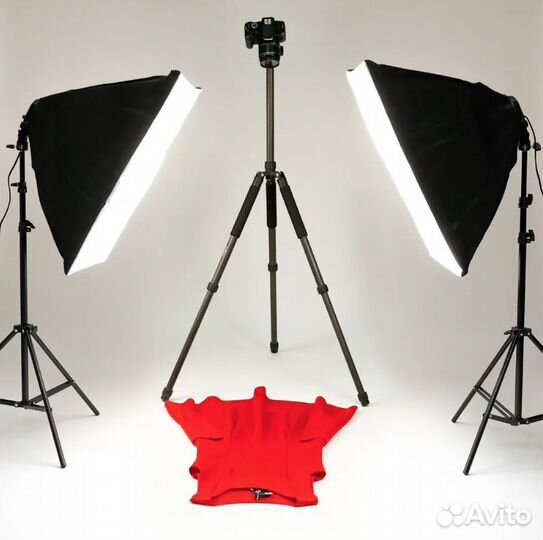 Комплект LED света освещения для студии 80Вт