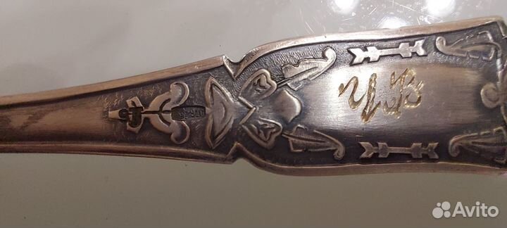 Чайные ложки серебро 916 пробы