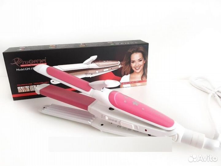 Плойка для волос 3в1 Progemei