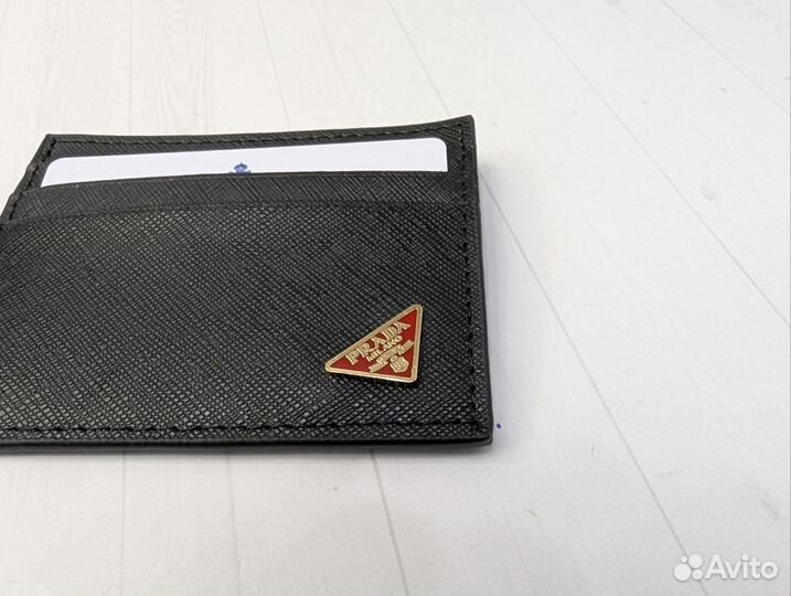 Картхолдер кожаный Prada