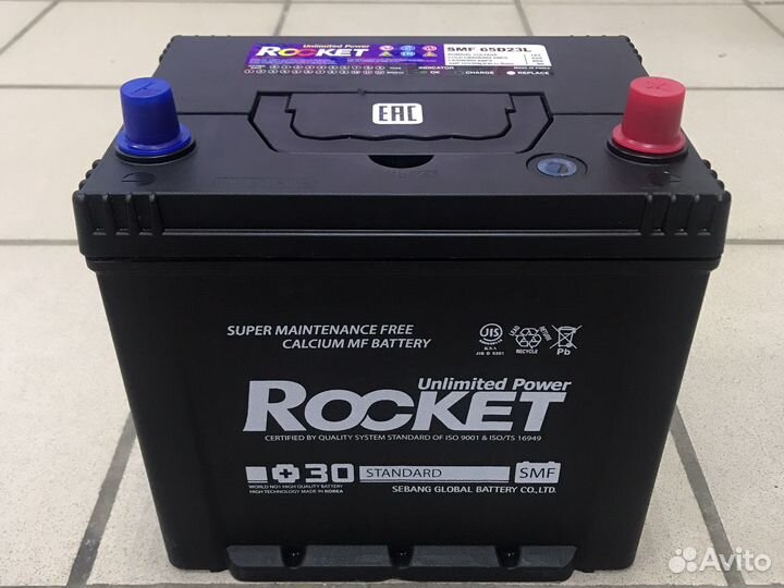 Аккумулятор на Kia Rocket D23 60Ач