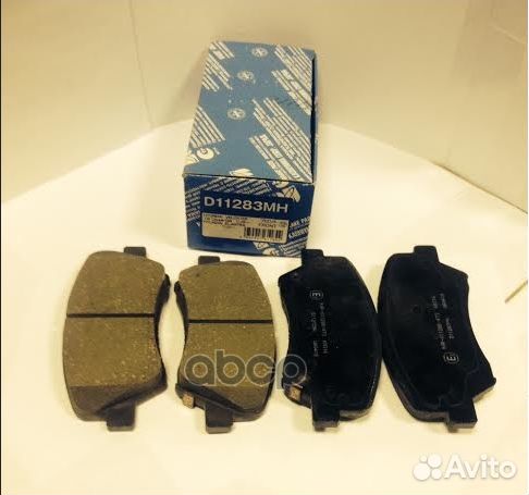 Колодки тормозные дисковые + противоскрипные пл