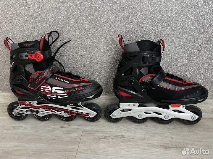 Роликовые коньки reaction rainbow 36-41 р-р