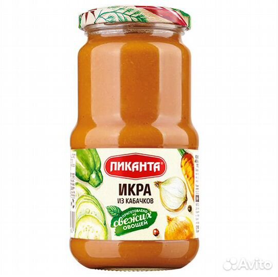 Икра Пиканта из кабачков 520г Пиканта