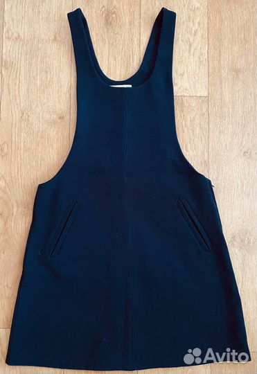 Сарафан синий, школа. Размер S. Бренд O'Stin