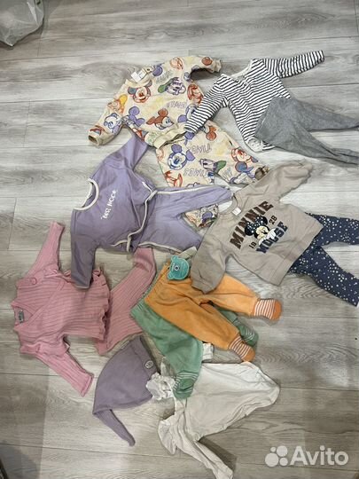 Детские вещи пакетом 3-6 месяцев hm