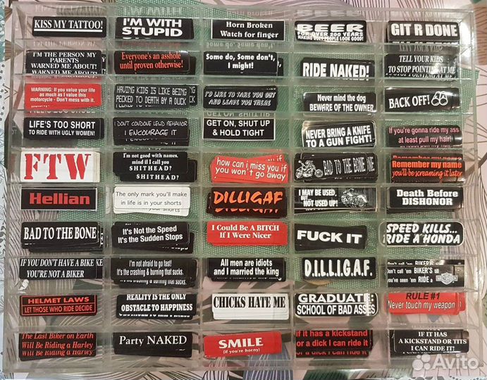 Байкерские стикеры наклейки на шлем мотоцикл и тд