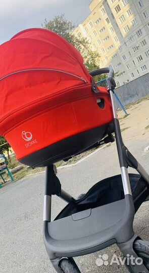 Коляска Stokke Trailz 2 в 1 шасси люлька прогулка