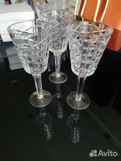 Хрустальные рюмки на ножке СССР