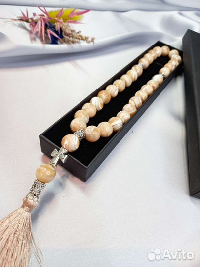 Православные чётки из Перламутра 12 мм