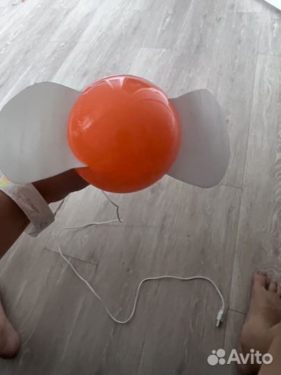 Вентилятор детский с зажимом работает от USB