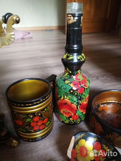 Набор хохлома самовар