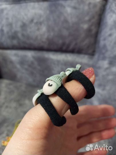 Резиночки для волос и нарукавники