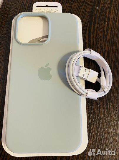 Чехол для айфона 14 промакс + кабель