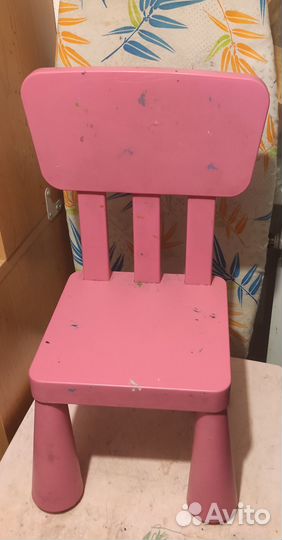 Детский стол и стул IKEA