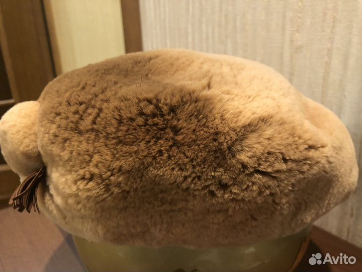 Берет из стриженной норки разм 57