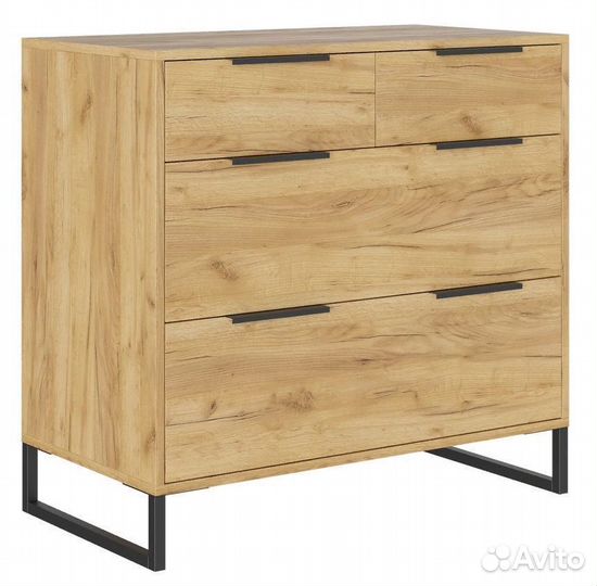 Лофт Спальный гарнитур Комплектация 1 Дуб Крафт З