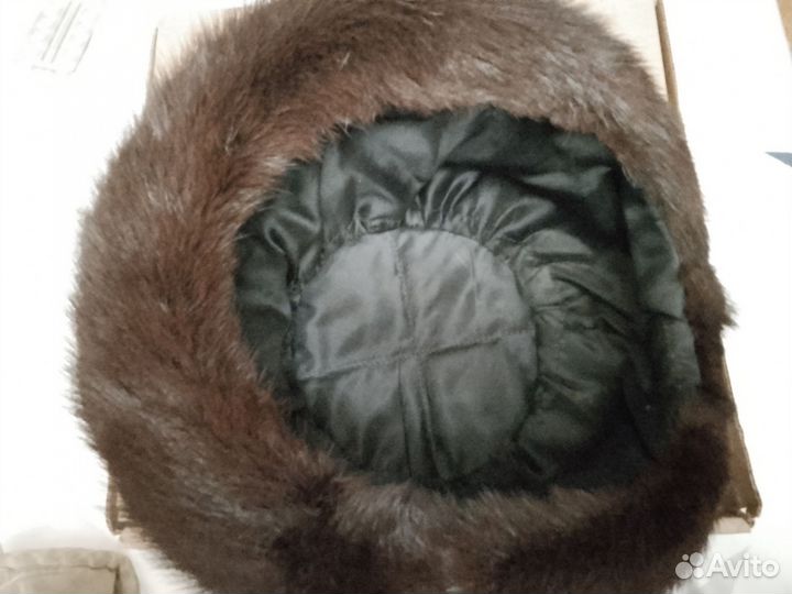 Шапка норковая женская
