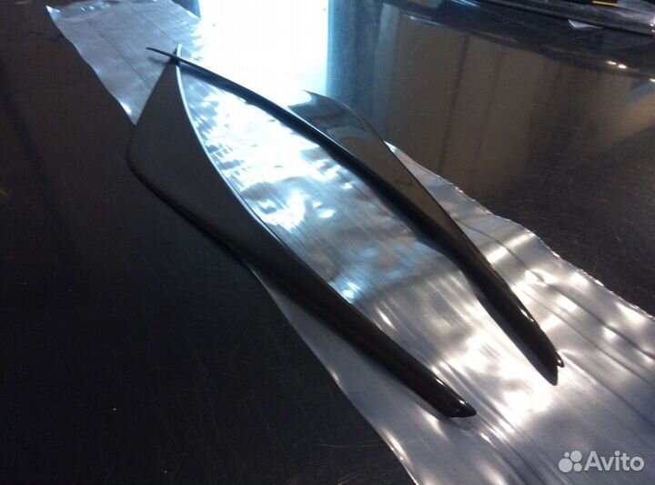 Реснички на фары для Kia RIO 4, x-line