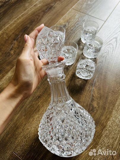 Графин хрустальный богемия