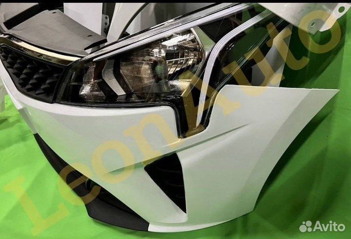 Ноускат бампер передний Kia Rio 2011-2024