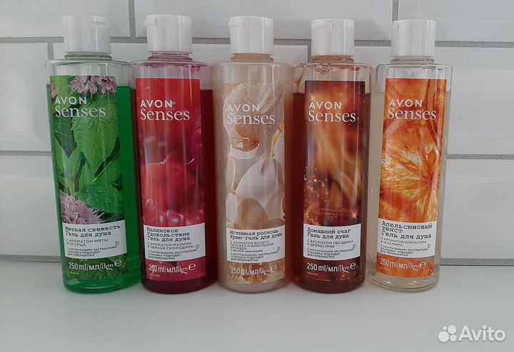 Гели и пены для ванны Avon в ассортименте