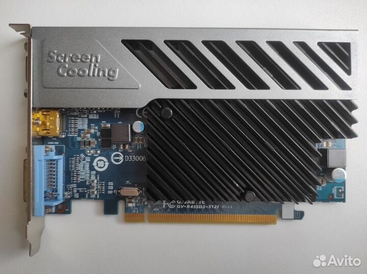 Видеокарта Radeon HD 4550 gigabyte GV-R455D3-512I