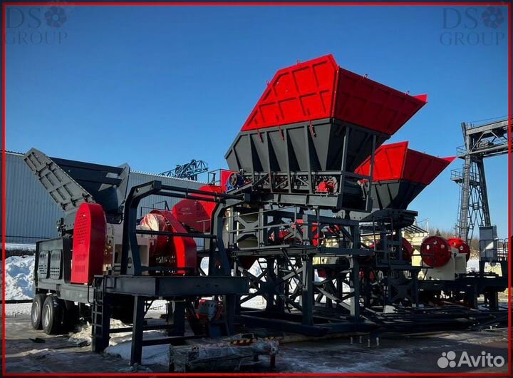 Агрегат загрузки и дробления