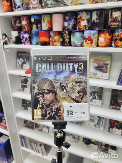 Sony PS3 Диск Call of duty 3