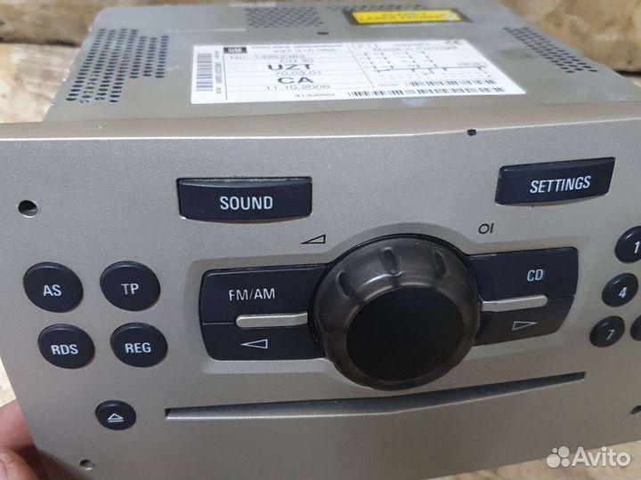 Магнитола штатная опель корса Д