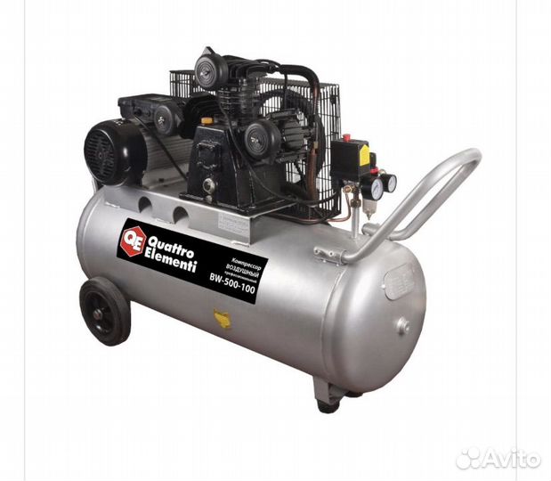 Компрессор поршневой масляный quattro E.BW-500-100