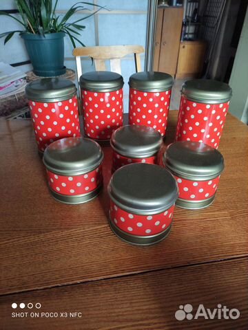 Банки жестяные для круп, сыпучих продуктов