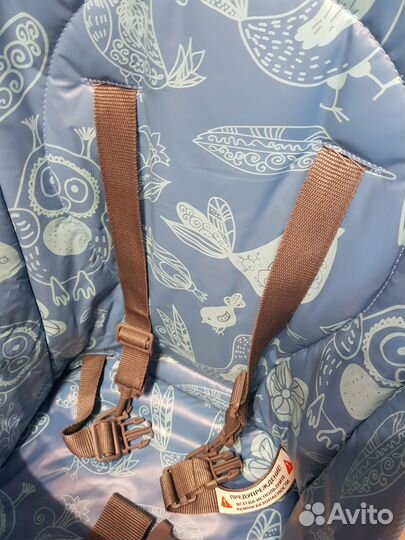 Детский стульчик Babyton Birdie голубой